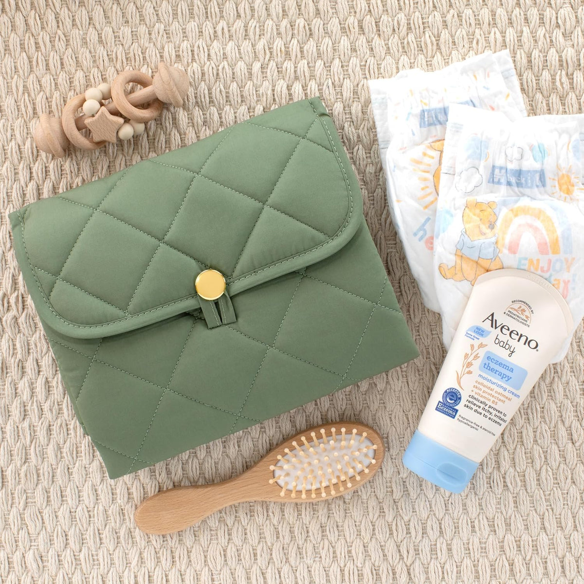 Portable Diaper Changing Pad - Soft and Easy to Clean Mat for Babies