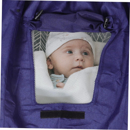 Stroller Sun Shade Canopy Breathable UV Protection Rainproof Cover for Carriage and Bassinet Easy Install Weather-Resistant Sunshade Shield