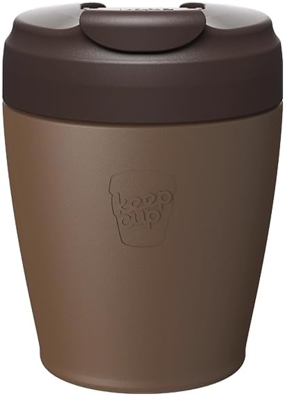 Commuter Travel Mug - Insulated Stainless Steel Reusable Coffee Cup with Spillproof Flip Lid - 16oz/454ml - Electric Blue