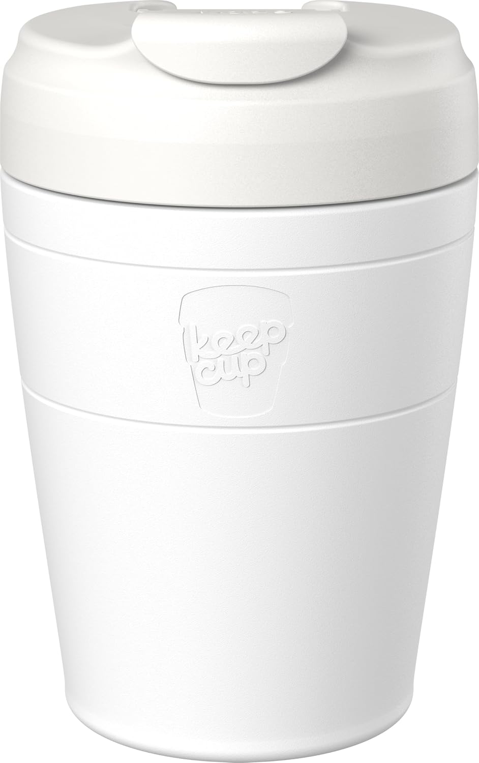 Commuter Travel Mug - Insulated Stainless Steel Reusable Coffee Cup with Spillproof Flip Lid - 16oz/454ml - Electric Blue
