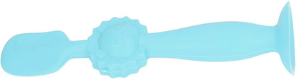 Baby Diaper Cream Spatula Soft Silicone Skin Friendly Applicator with Suction Base for Baby Butt Care Safe Gentle and Easy to Use 5.9 Inches Height (Blue)