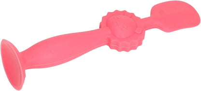 Baby Diaper Cream Spatula Soft Silicone Skin Friendly Applicator with Suction Base for Baby Butt Care Safe Gentle and Easy to Use 5.9 Inches Height (Blue)