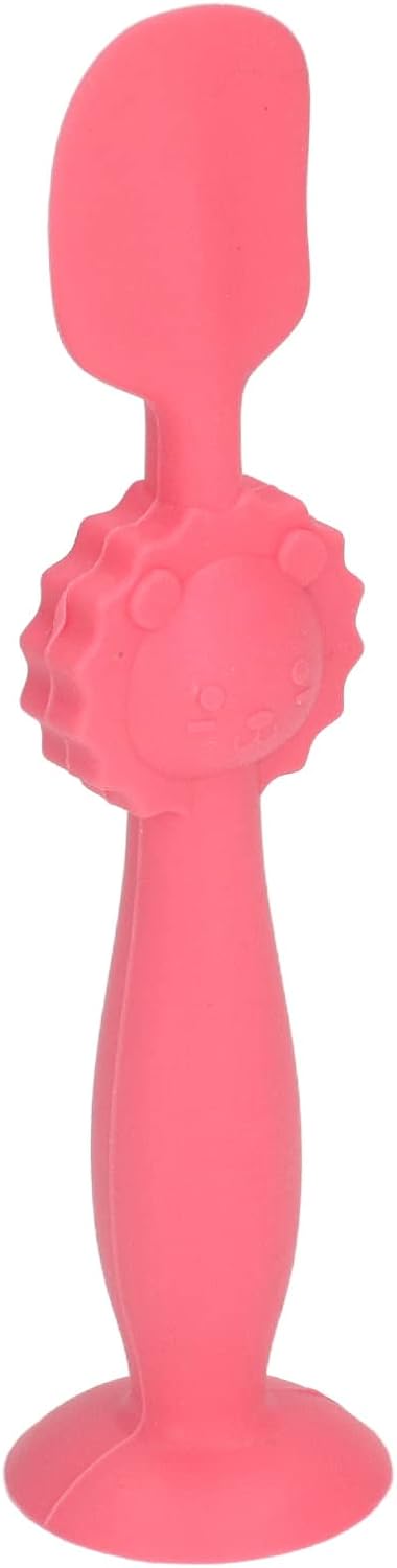 Baby Diaper Cream Spatula Soft Silicone Skin Friendly Applicator with Suction Base for Baby Butt Care Safe Gentle and Easy to Use 5.9 Inches Height (Blue)