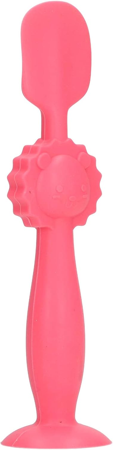 Baby Diaper Cream Spatula Soft Silicone Skin Friendly Applicator with Suction Base for Baby Butt Care Safe Gentle and Easy to Use 5.9 Inches Height (Blue)