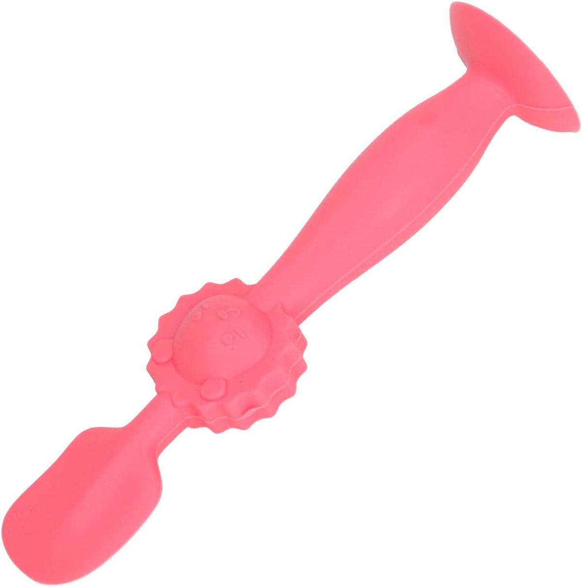 Baby Diaper Cream Spatula Soft Silicone Skin Friendly Applicator with Suction Base for Baby Butt Care Safe Gentle and Easy to Use 5.9 Inches Height (Blue)