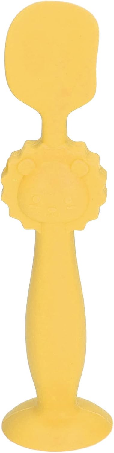 Baby Diaper Cream Spatula Soft Silicone Skin Friendly Applicator with Suction Base for Baby Butt Care Safe Gentle and Easy to Use 5.9 Inches Height (Blue)