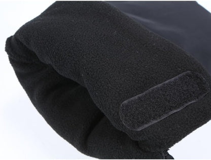 Stroller Hand Muff Winter Gloves Windproof Waterproof Polar Fleece Black