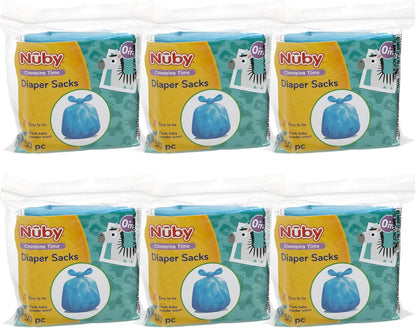 Nuby 50-Piece Diaper Sacks, 50 Count (Pack of 1)