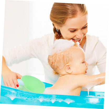 Hippo Shampoo Rinse Cup Baby Bath Cup for Hair Washing Easy-Grip Handle Water Pouring Scoop Toddler Bath Rinser for Comfortable Rinsing 7.67 X 6.29 X 3.93 in