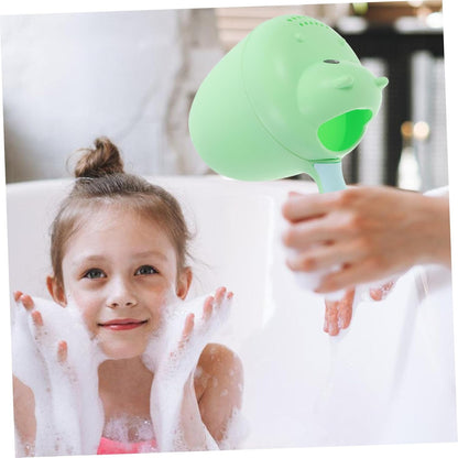 Hippo Shampoo Rinse Cup Baby Bath Cup for Hair Washing Easy-Grip Handle Water Pouring Scoop Toddler Bath Rinser for Comfortable Rinsing 7.67 X 6.29 X 3.93 in
