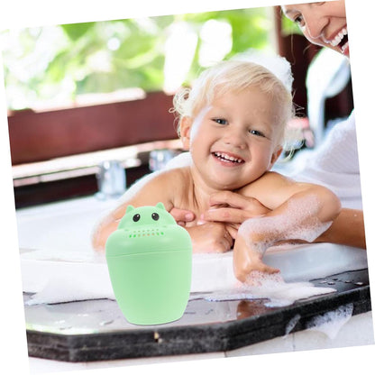 Hippo Shampoo Rinse Cup Baby Bath Cup for Hair Washing Easy-Grip Handle Water Pouring Scoop Toddler Bath Rinser for Comfortable Rinsing 7.67 X 6.29 X 3.93 in