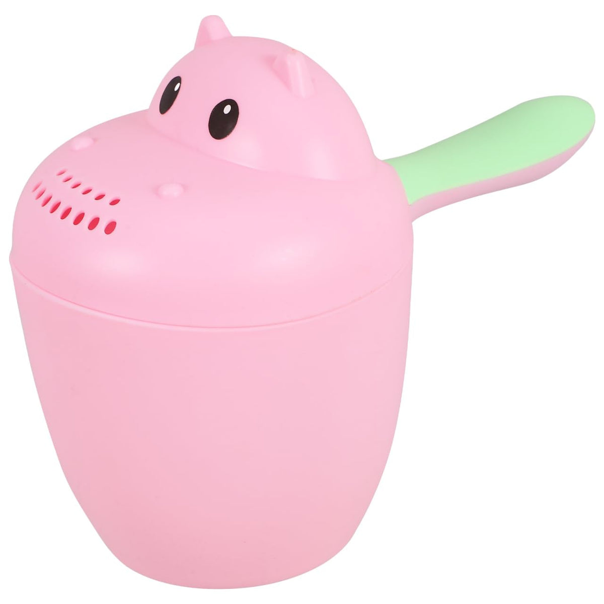 Hippo Shampoo Rinse Cup Baby Bath Cup for Hair Washing Easy-Grip Handle Water Pouring Scoop Toddler Bath Rinser for Comfortable Rinsing 7.67 X 6.29 X 3.93 in