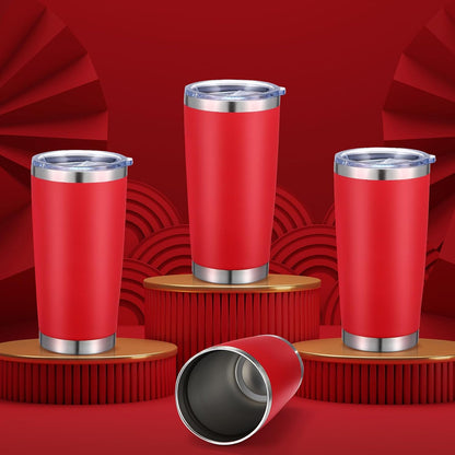 36 Pack Stainless Steel Tumblers Bulk with Lids Double Wall Vacuum Insulated Coffee Cups Blank leakproof Powder Coated Tumblers for Engraving Wedding Graduation Party Favors(20 oz,Mixed)