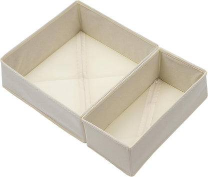 Underwear Drawer Organizer, 2 Pack, Khaki
