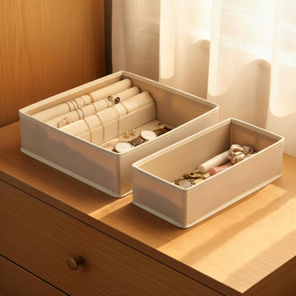 Underwear Drawer Organizer, 2 Pack, Khaki