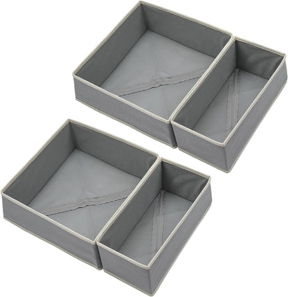 Underwear Drawer Organizer, 2 Pack, Khaki