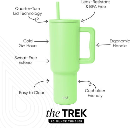 Tumbler with Handle and Straw | 30oz | Tie Dye - Colors A