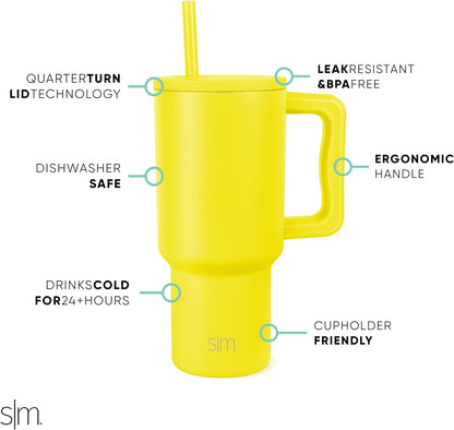 Tumbler with Handle and Straw | 30oz | Tie Dye - Colors A
