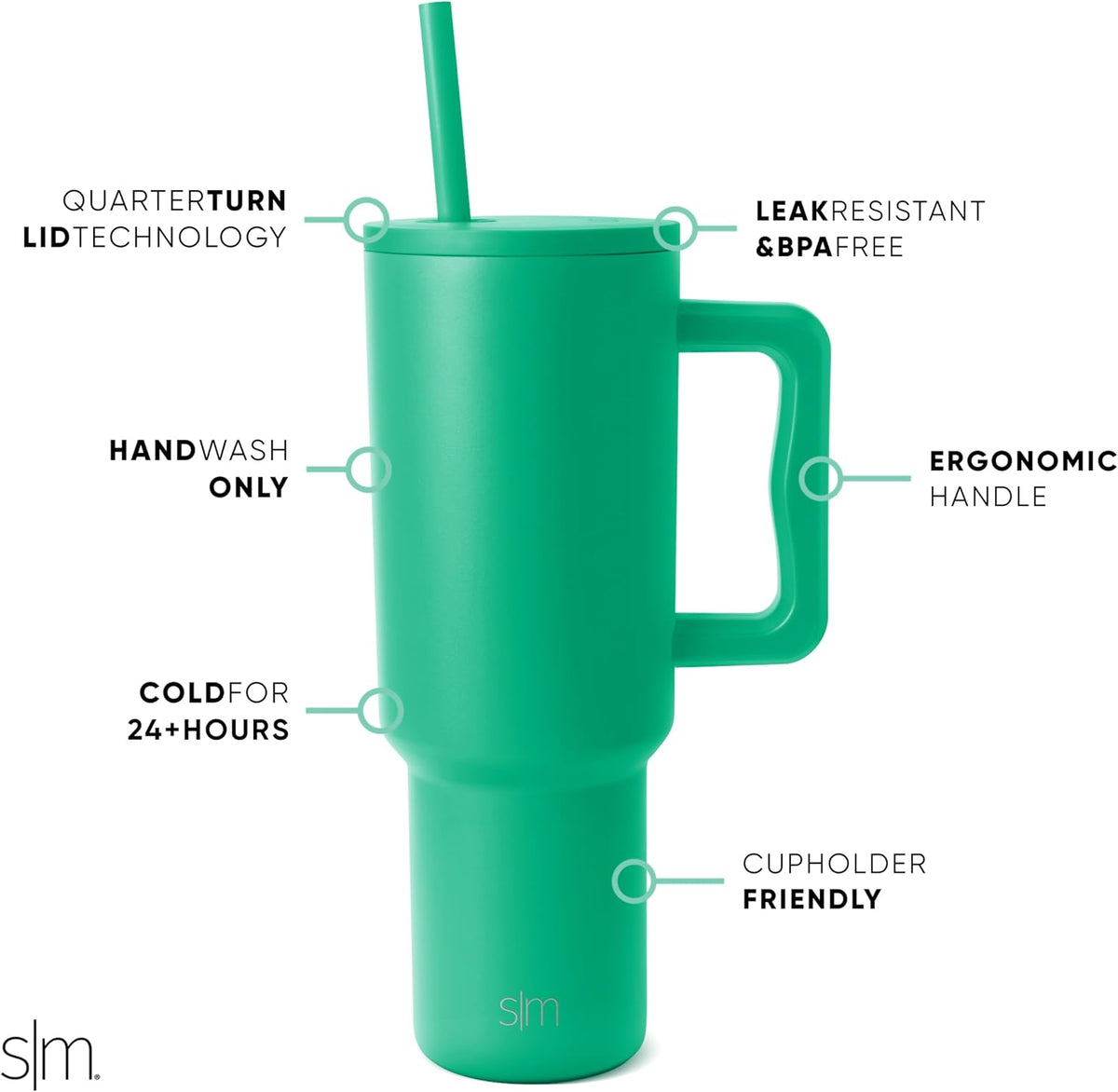 Tumbler with Handle and Straw | 30oz | Tie Dye - Colors A