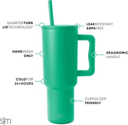 Tumbler with Handle and Straw | 30oz | Tie Dye - Colors A