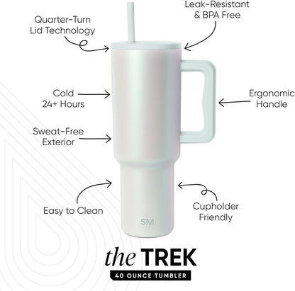 Tumbler with Handle and Straw | 30oz | Tie Dye - Colors A