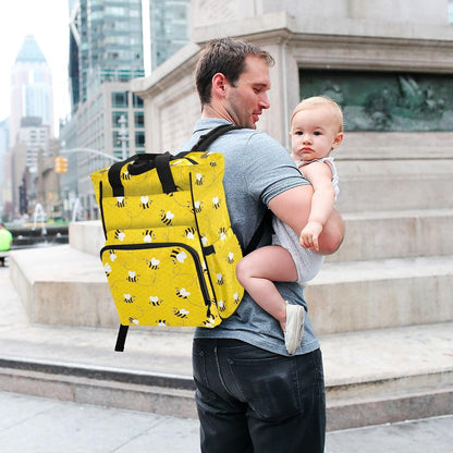 Leopard Light Gray Diaper Bag Backpack Insulated Pockets Organizer Bag Diaper Backpack for Boy Girl Unisex Baby Women Travel - Colors A