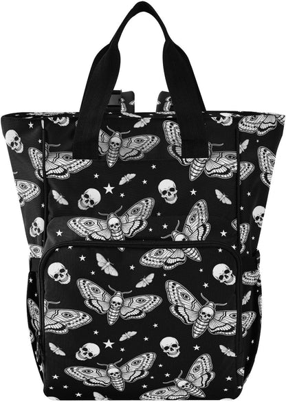 Leopard Light Gray Diaper Bag Backpack Insulated Pockets Organizer Bag Diaper Backpack for Boy Girl Unisex Baby Women Travel - Colors A
