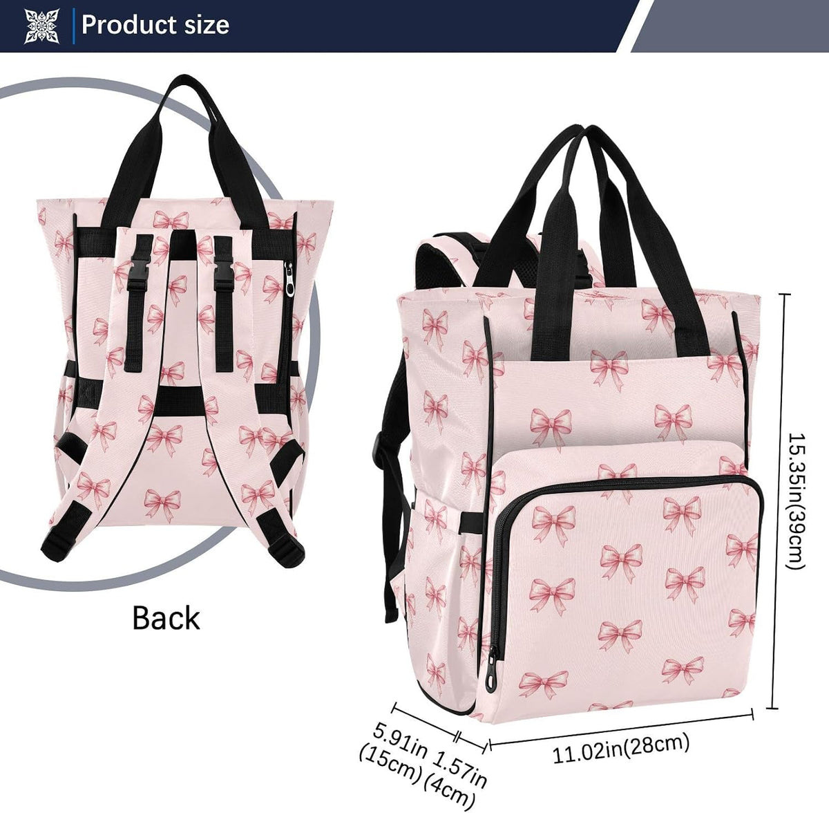 Leopard Light Gray Diaper Bag Backpack Insulated Pockets Organizer Bag Diaper Backpack for Boy Girl Unisex Baby Women Travel - Colors A