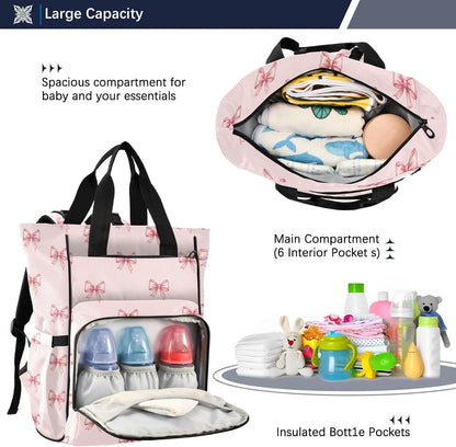 Leopard Light Gray Diaper Bag Backpack Insulated Pockets Organizer Bag Diaper Backpack for Boy Girl Unisex Baby Women Travel - Colors A