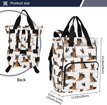 Leopard Light Gray Diaper Bag Backpack Insulated Pockets Organizer Bag Diaper Backpack for Boy Girl Unisex Baby Women Travel - Colors A