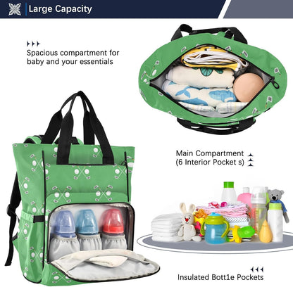 Leopard Light Gray Diaper Bag Backpack Insulated Pockets Organizer Bag Diaper Backpack for Boy Girl Unisex Baby Women Travel - Colors A