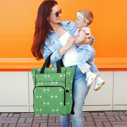 Leopard Light Gray Diaper Bag Backpack Insulated Pockets Organizer Bag Diaper Backpack for Boy Girl Unisex Baby Women Travel - Colors A