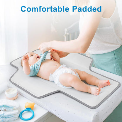 Portable Diaper Changing Pad, Waterproof Baby Changing Mat, Foldable Travel Diaper Changing Pads for Baby