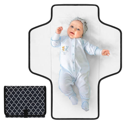 Portable Diaper Changing Pad, Waterproof Baby Changing Mat, Foldable Travel Diaper Changing Pads for Baby
