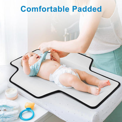 Portable Diaper Changing Pad, Waterproof Baby Changing Mat, Foldable Travel Diaper Changing Pads for Baby
