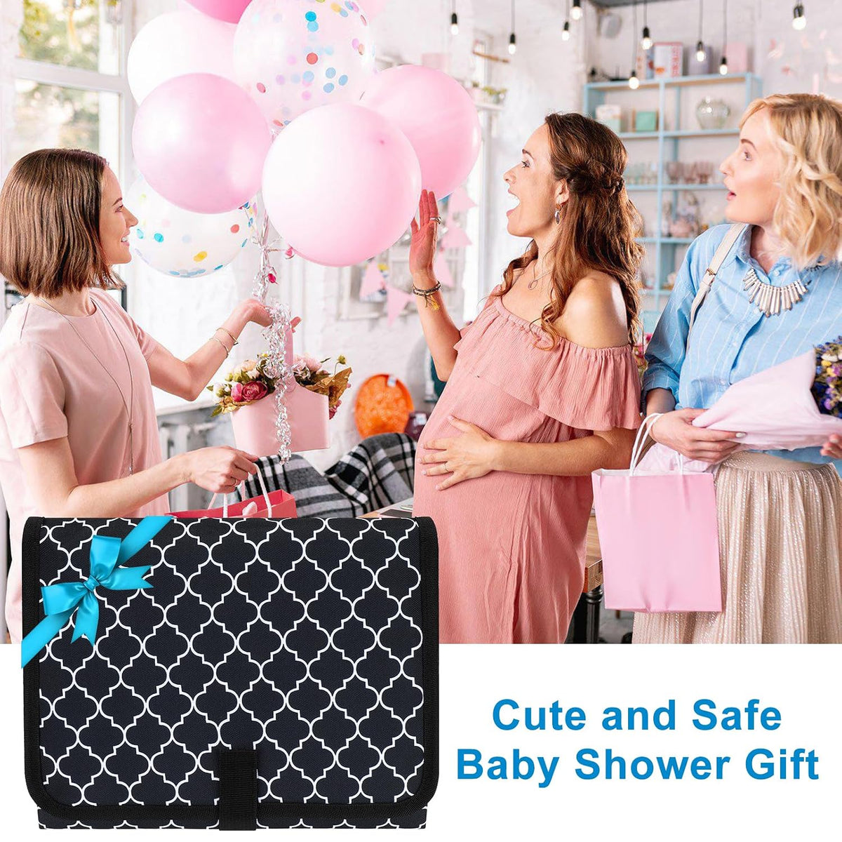 Portable Diaper Changing Pad, Waterproof Baby Changing Mat, Foldable Travel Diaper Changing Pads for Baby