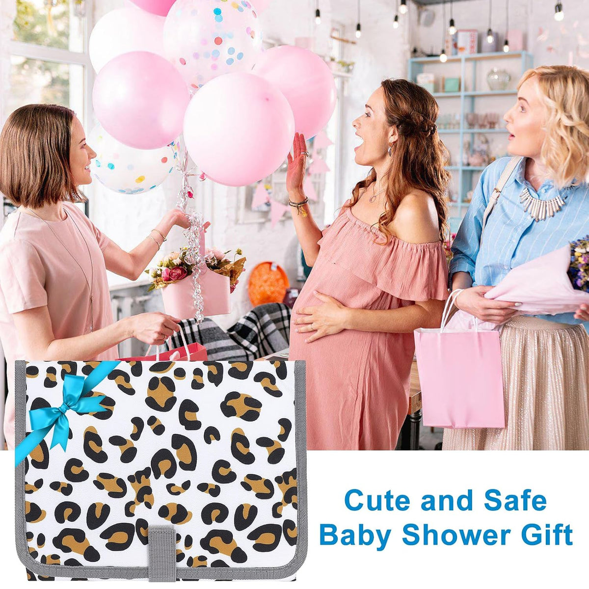 Portable Diaper Changing Pad, Waterproof Baby Changing Mat, Foldable Travel Diaper Changing Pads for Baby
