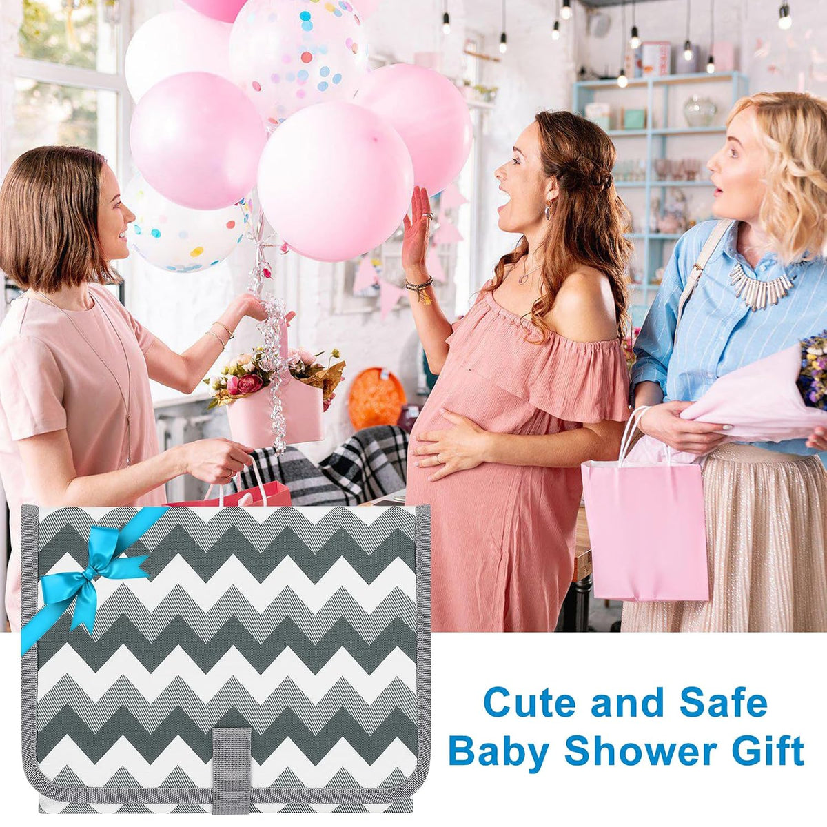 Portable Diaper Changing Pad, Waterproof Baby Changing Mat, Foldable Travel Diaper Changing Pads for Baby