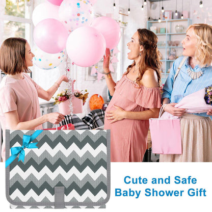 Portable Diaper Changing Pad, Waterproof Baby Changing Mat, Foldable Travel Diaper Changing Pads for Baby