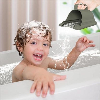 Bath Rinse Cup Silicone Shampoo Rinser Hair Rinser Portable Bathing Tool for Toddler Body Washing Bath Multifunctional Bathing Tool for