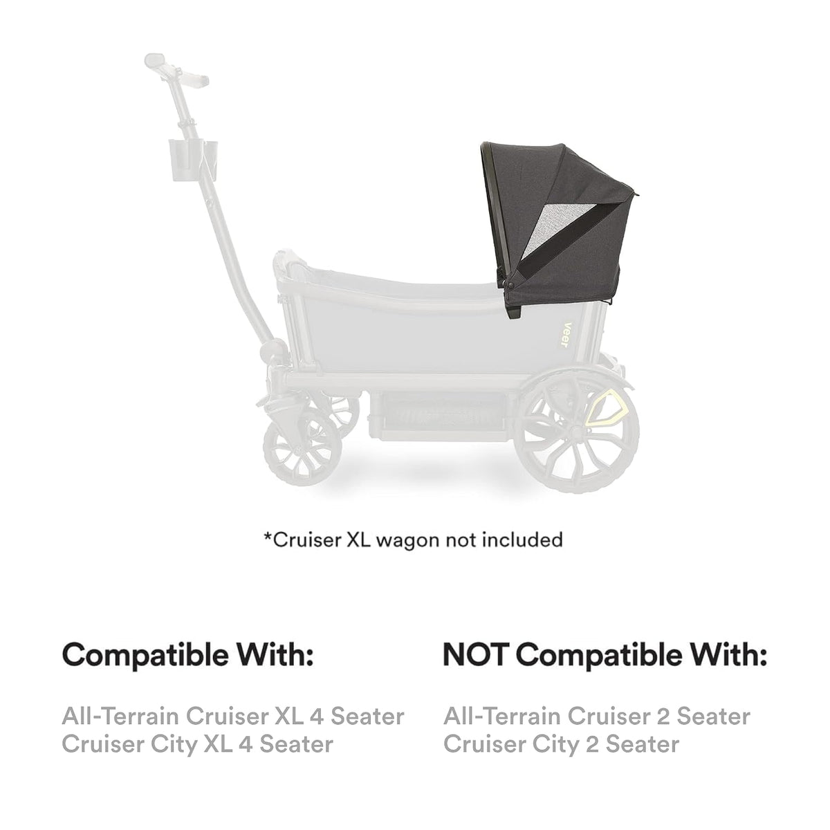 Retractable Canopy. ONLY for Cruiser (2 Seater Models). NOT Compatible with Cruiser XL 4 Seater Models.