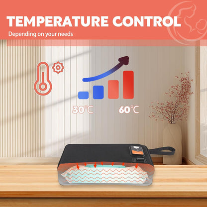 USB Baby Wipe Warmer, Adjustable 30-60°C, Portable