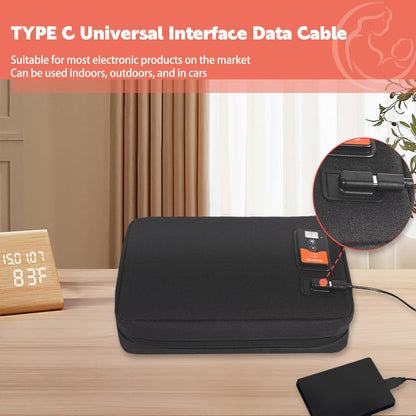 USB Baby Wipe Warmer, Adjustable 30-60°C, Portable