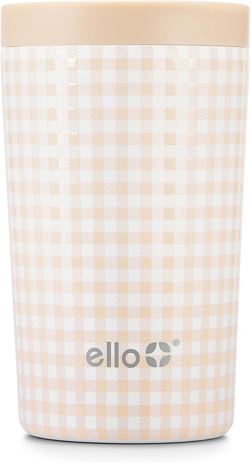 Jones 11oz Insulated Stainless Steel Leakproof Travel Mug, Black | Leakproof coffee cup keeps drinks hot for 3 hours. BPA-free, single-serve size, great for hot drinks, tea, and the office.