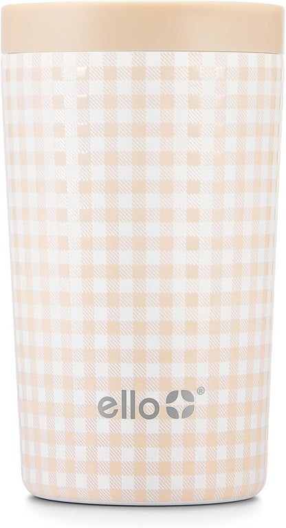Jones 11oz Insulated Stainless Steel Leakproof Travel Mug, Black | Leakproof coffee cup keeps drinks hot for 3 hours. BPA-free, single-serve size, great for hot drinks, tea, and the office.