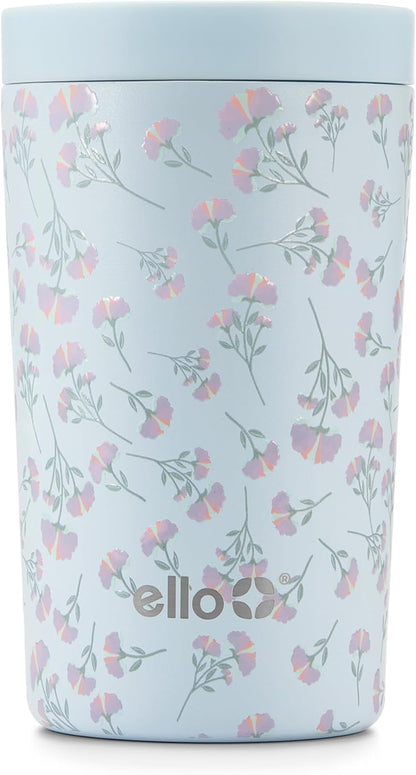Jones 11oz Insulated Stainless Steel Leakproof Travel Mug, Black | Leakproof coffee cup keeps drinks hot for 3 hours. BPA-free, single-serve size, great for hot drinks, tea, and the office.