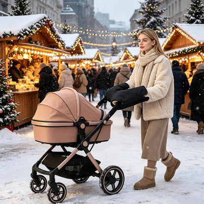 Portable Stroller Hand, Muff Universal Waterproof, Windproof Warm Fleece