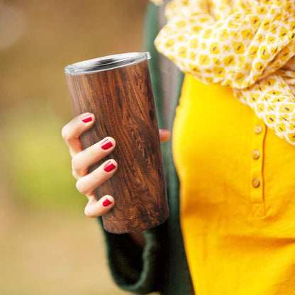 20oz Tumbler Stainless Steel with Lid Insulated Double Wall Coffee Travel Mug Durable Power Coated Thermal Cup Dishwasher Safty Sliver