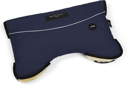 Baby Stroller muff Made of Sheepskin - MOFFY Luxe is The Ideal Hand Warmer for Buggies Made of Medical Fur, Easy to use