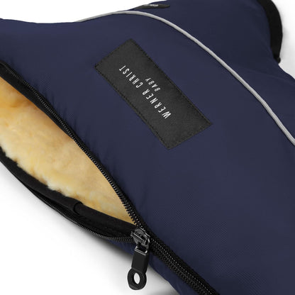 Baby Stroller muff Made of Sheepskin - MOFFY Luxe is The Ideal Hand Warmer for Buggies Made of Medical Fur, Easy to use